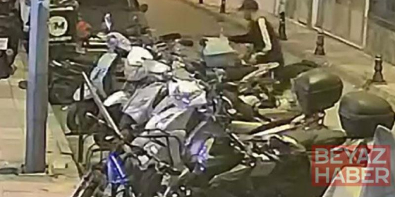 Motosiklet hırsızlığı şüphelisi 120 güvenlik kamerası incelenerek yakalandı