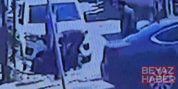 Sokakta vurduğu husumetlisine kemeriyle turnike yaptı; o anlar kamerada