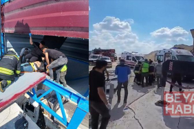 Eskişehir’de taş kırma kuyusuna düşen 2 işçi yaralandı