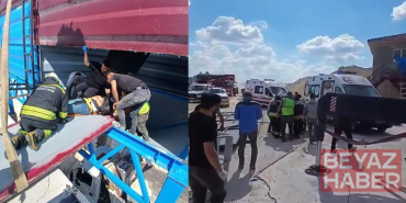 Eskişehir’de taş kırma kuyusuna düşen 2 işçi yaralandı