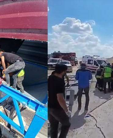 Eskişehir’de taş kırma kuyusuna düşen 2 işçi yaralandı