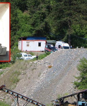 Madende göçük altında kalan işçiyi kurtarma çalışmaları 6
