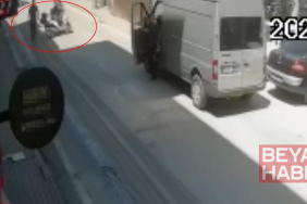 Yola dökülen mazotun neden olduğu kazalar kamerada