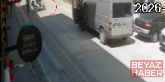 Yola dökülen mazotun neden olduğu kazalar kamerada