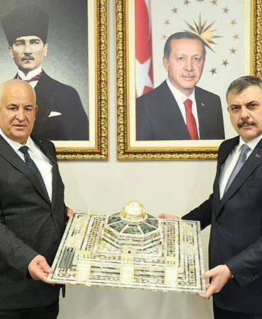 Bakan Çiftçi, Filistinli mevkidaşı Ziyad Hab El Rih ile bir araya geldi