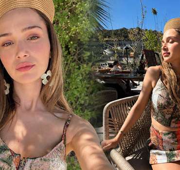 Ceren Ayruk, son paylaşımıyla hayranlarını mest etti! 'Bodrum'un papatyası'