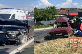 Kavşakta 2 otomobil çarpıştı: 1 kişi öldü, milletvekili ve oğlu yaralandı