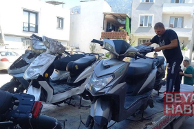 Manisa’da çalınan 6 motosiklet 90 güvenlik kamerası incelenerek bulundu: 3 gözaltı