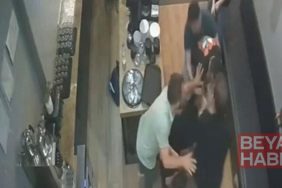 Kadıköy’de kafe çalışanına saldıran kişi kamerada