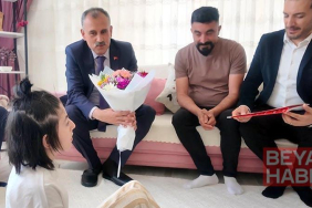 Evinde eğitim gören serebral palsili Elif
