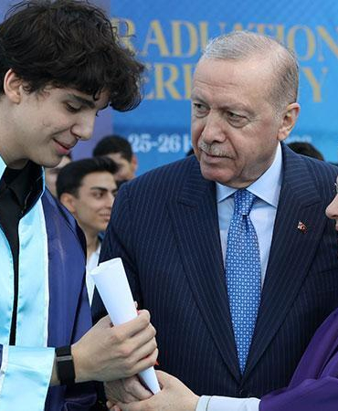 Cumhurbaşkanı Erdoğan, torunu Ömer Tayyip Erdoğan
