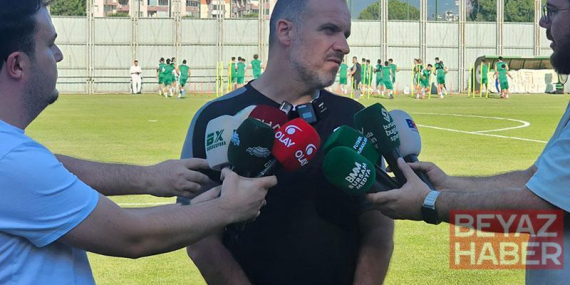 Bursaspor sahaya indi, Mustafa Er yol haritasını çizdi