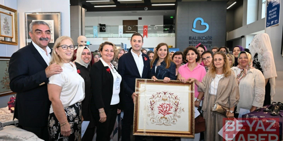 BALMEK kursiyerlerinin el emeği ürünleri sergilendi