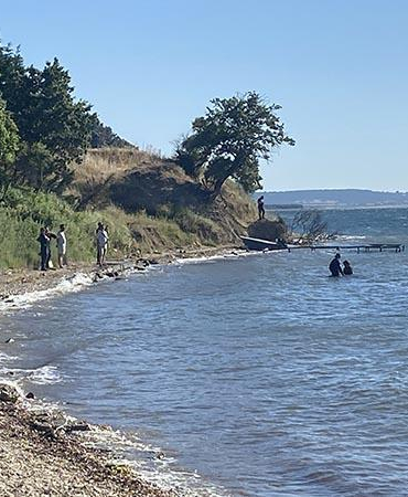 Çanakkale’de denizde kaybolan kız çocuğu için arama çalışmaları sürüyor