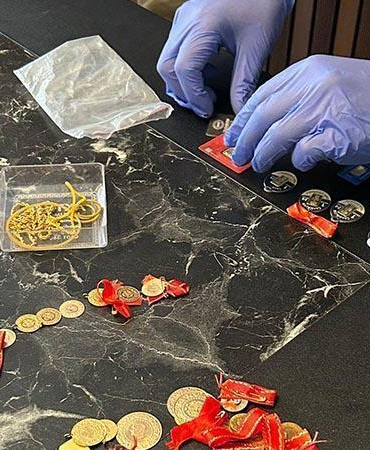 Kahramanmaraş merkezli 10 ilde 71 şüpheliye yönelik sahte altın operasyonu