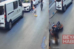 Beyoğlu’nda 4 yaşındaki Şevval’e motosiklet çarptı; annesi gözyaşlarına boğuldu