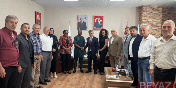 Sierra Leone Büyükelçiliği Ekonomi ve Ticaret Müsteşarı, SANKON Genel Merkezi’ni ziyaret etti