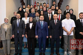 Bakan Gürlek, İstanbul 2 No’lu Barosu Başkanı Şamlı ve stajyer avukatları kabul etti
