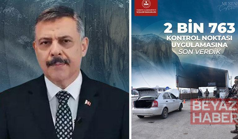 Bakan Çiftçi: 2 bin 763 kontrol ve arama noktası uygulamasına son verdik