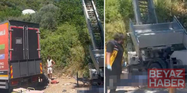 Yük asansörü elektrik hattının üzerine düştü! İki kişi akıma kapılarak öldü