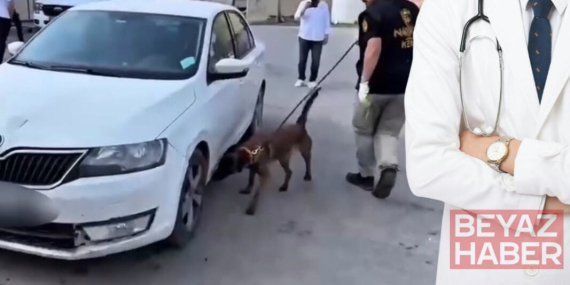 Doktorun aracından 28 kilo uyuşturucu çıktı
