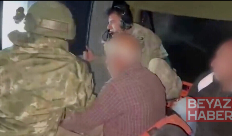 MSB, Malatya'da mahsur kalan vatandaşların helikopterle kurtarıldığı anları paylaştı