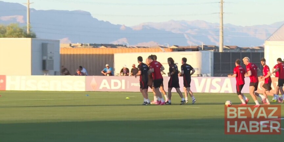 A Milli Futbol Takımı, ABD maçının hazırlıklarına başladı