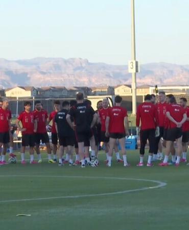 A Milli Futbol Takımı, Arizona'daki son antrenmanını gerçekleştirdi