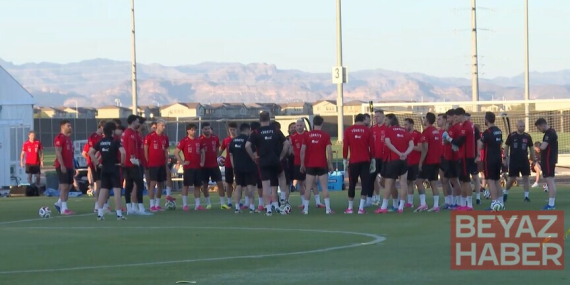 A Milli Futbol Takımı, Arizona'daki son antrenmanını gerçekleştirdi