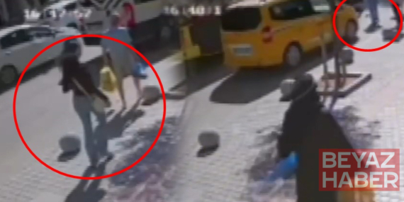 Taksicinin çarptığı avukat yaşam savaşı veriyor... O anlar saniye saniye kaydedildi