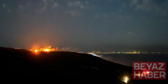 İzmir’de maki yangını