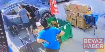Erkek arkadaşı tarafından sokak ortasında darbedildi; olay kamerada
