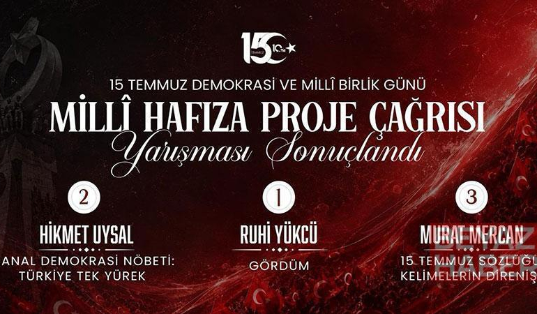 Milli Hafıza Proje Çağrısı Yarışması sonuçlandı