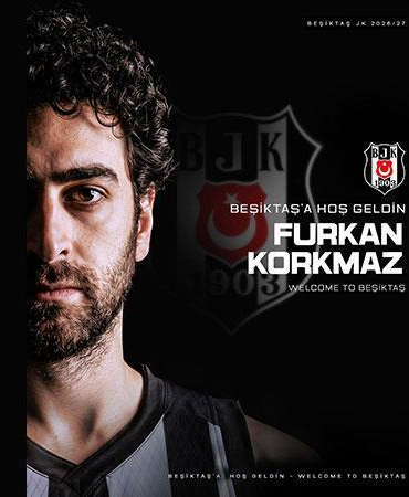 Milli basketbolcu Furkan Korkmaz Beşiktaş