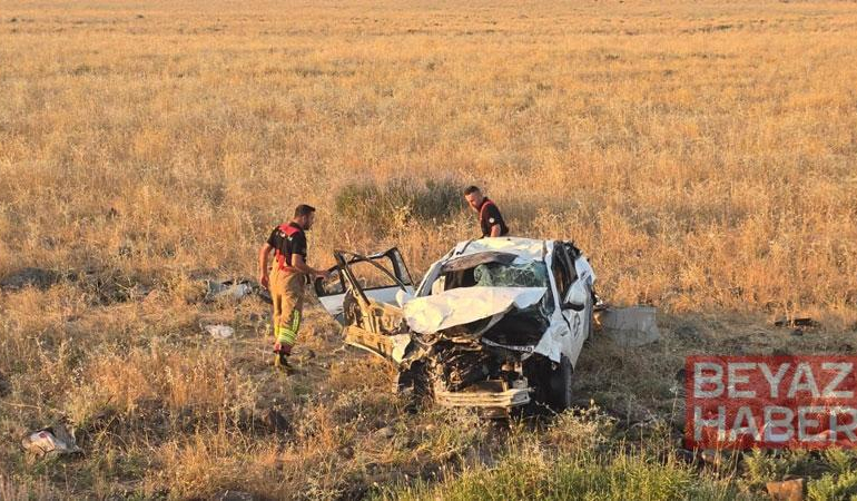 Şırnak’ta otomobil tarlaya uçtu: 1 ölü, 2 yaralı
