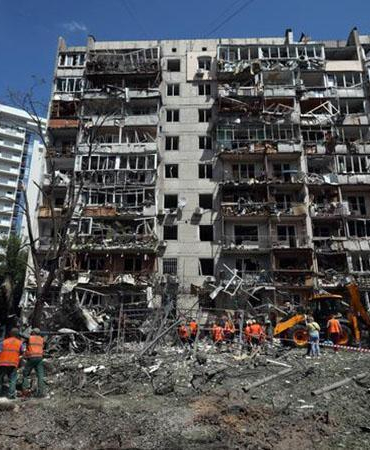 Ukrayna: Kiev’e yapılan saldırıda hayatını kaybedenlerin sayısı 30