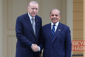 Cumhurbaşkanı Erdoğan, Pakistan Başbakanı Şahbaz Şerif ile görüştü
