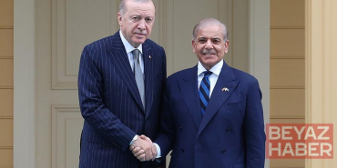 Cumhurbaşkanı Erdoğan, Pakistan Başbakanı Şahbaz Şerif ile görüştü