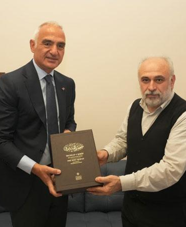 Bakan Ersoy, bilim tarihçisi Prof. Dr. Fazlıoğlu
