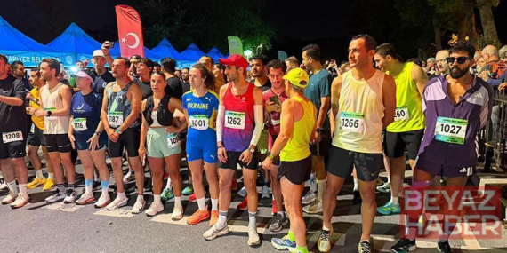 Sarıyer’de Türkiye’nin ilk gece maratonu düzenlendi