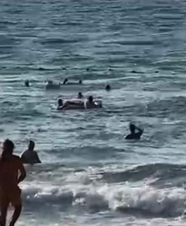 Denizde boğulma tehlikesi geçiren çocuk kurtarıldı