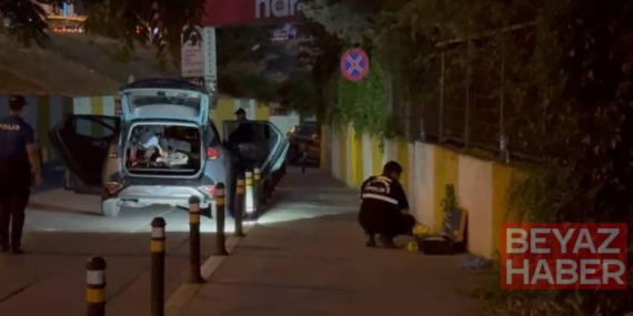 Beylikdüzü’nde denetim sırasında polis ile şüpheliler arasında arbede: 1 kişi silahla yaralandı