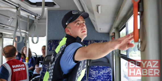 Büyükşehir’de toplu taşıma araçlarına klima denetimi