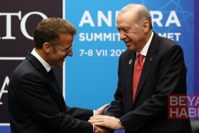 Cumhurbaşkanı Erdoğan, Fransa Cumhurbaşkanı Macron ile bir araya geldi