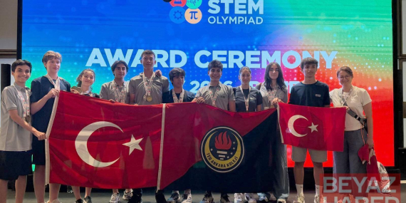 TED Ankara Koleji öğrencileri STEM Olimpiyatları’nda derece elde etti