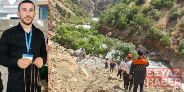 Girdiği çayda kaybolan Erkan’ı arama çalışmaları ikinci gününde