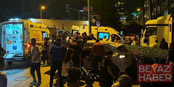 Ümraniye’de hafriyat kamyonu ile otomobil çarpıştı: 1