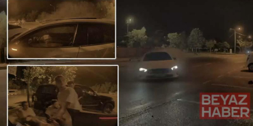 Beylikdüzü’nde kazanın ardından savrulan otomobil yol kenarında oturanların arasına daldı: 6 yaralı