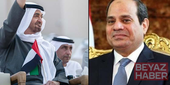 Mısır Cumhurbaşkanı Sisi ile BAE Devlet Başkanı Al Nahyan bir araya geldi