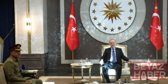 Cumhurbaşkanı Erdoğan, Pakistan Savunma Kuvvetleri Komutanı Munir